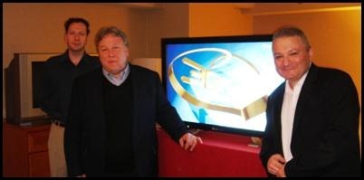 Ilya Sorokin (right), CEO, Stephen K. Blumenthal (center), President, Mark Hooper (left), Chief Scientist, and Alex Braurman  (not in the picture), VP of Business Development