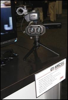 JVC's 3D consumer camcorder
