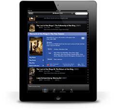 iPad Tablet app to control the Cinema One